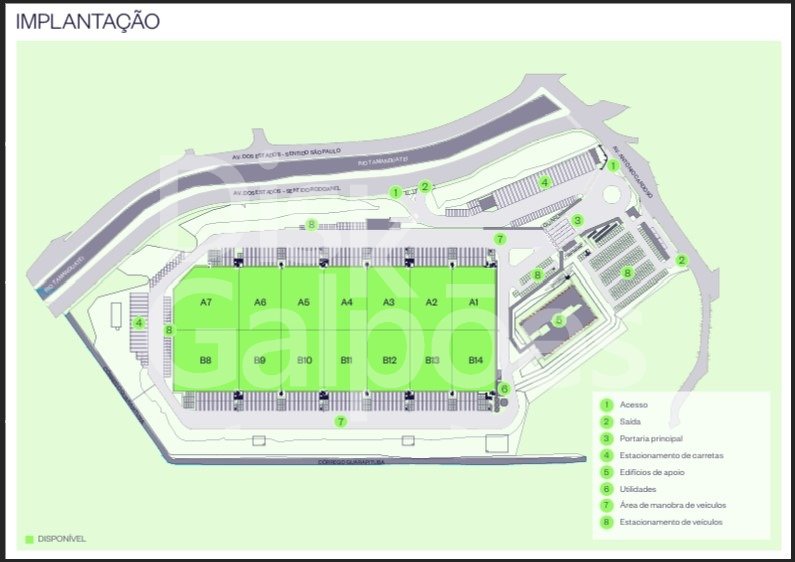 Galpão em Condomínio para locação – Parque Jacatuba